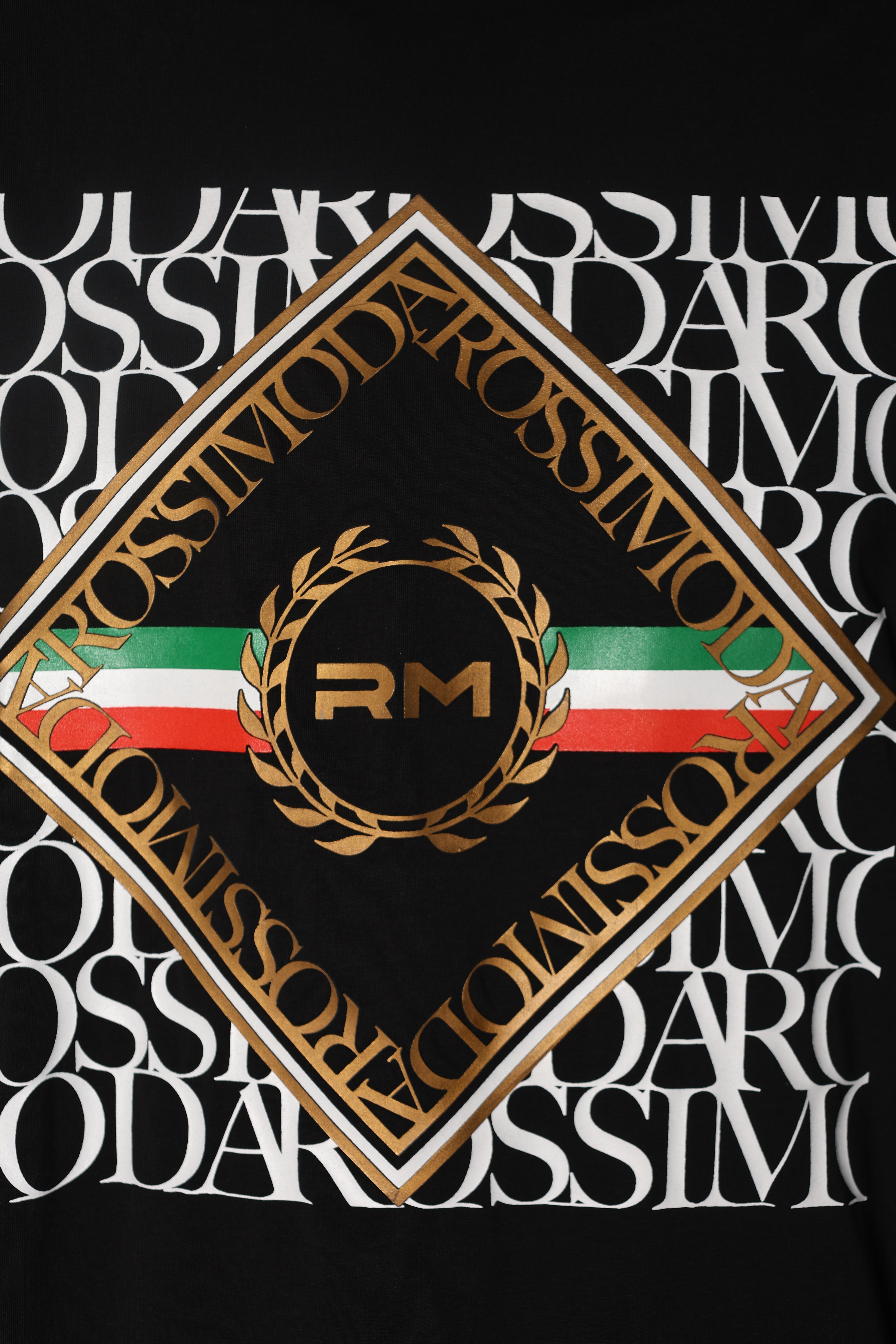 Rossimoda T-Shirt Milano Piazza Black